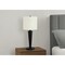 Monarch Specialties Lighting, Set Of 2, 24 in.H, Table Lamp, Usb, Black Metal, Ivory / Cream Shade I 9643 - alternate 3